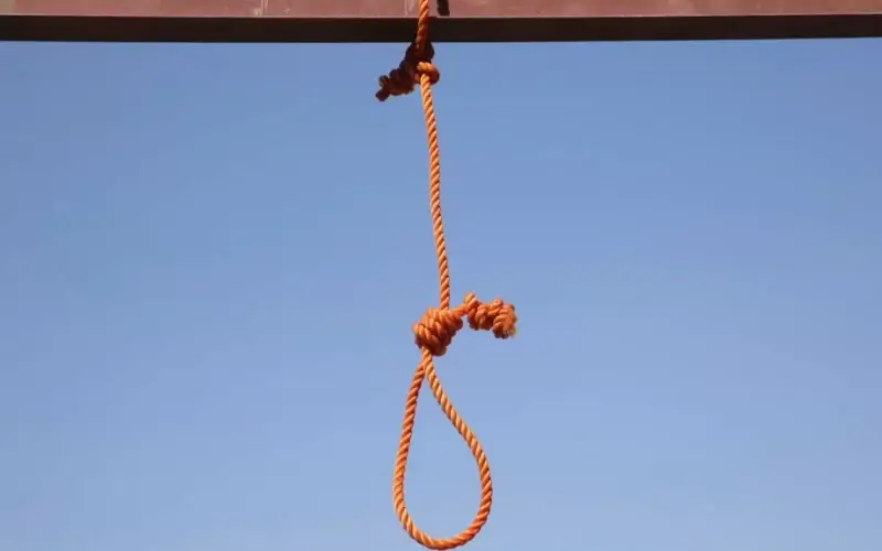 A noose is seen at a jail in Kabul, Afghanistan, Oct. 8, 2014, ahead of an execution. AP