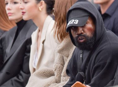 Kanye West at the Givenchy show as part of Paris Fashion Week in Paris, France, Oct. 2, 2022. (Photo: Jana Call me J/ABACAPRESS.COM via Reuters)