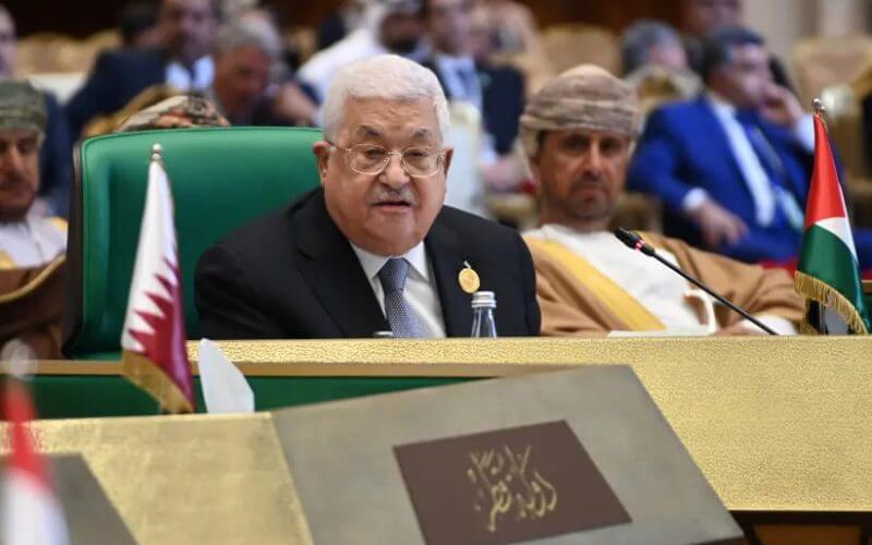 Palestinian Authority President Mahmoud Abbas attends a session of the Arab League summit, Algeria November 2, 2022. (credit: Algerian Presidency /Handout via REUTERS)