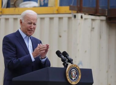 President Joe Biden spoke to a crowd of elected officials in Los Angeles on Thursday, October 13, 2022. (Madison Hirneisen/The Center Square) Madison Hirneisen / The Center Square