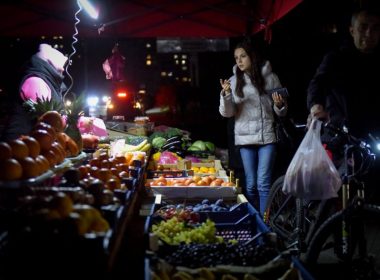 Ukrainians have been forced to deal with a lack of electricity as officials have said Russians have targeted the country's electrical infrastructure. Photo by Oleg Petrasyuk/EPA-EFE