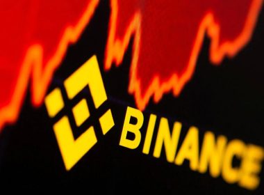 Binance logo and stock graph are displayed in this illustration taken, June 28, 2021. REUTERS