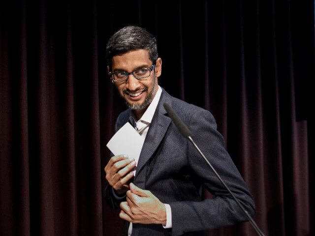 Sundar-Pichai, CEO of Google. Carsten Koall /Getty