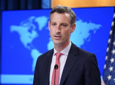 State Department spokesperson Ned Price speaks during a briefing at the State Department in Washington, Nov. 2, 2022. AP