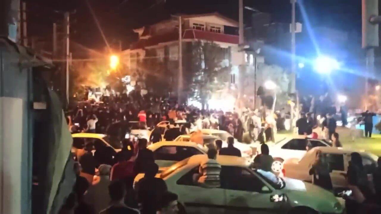 Iranian Protesters Celebrate Iran Team's Loss to the US