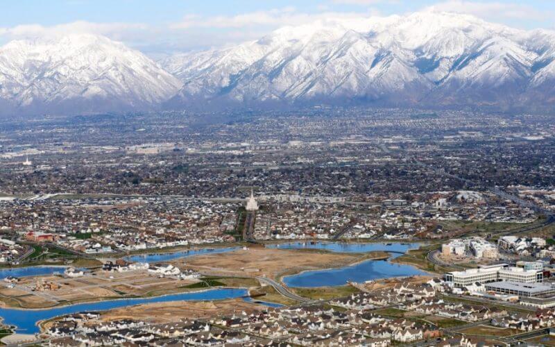 FILE - Homes in suburban Salt Lake City on April 13, 2019. According to estimates released by the U.S. Census Bureau on Dec. 22, 2022, the U.S. population grew by 1.2 million people this year.