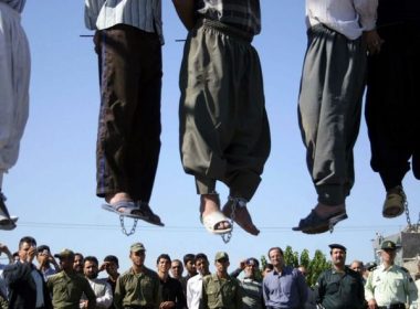 A public execution in Iran. iranintl.com
