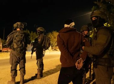 The IDF and Shin Bet arrested a number of Palestinians belonging to a cell directed by Hamas (photo credit: IDF SPOKESMAN’S UNIT)