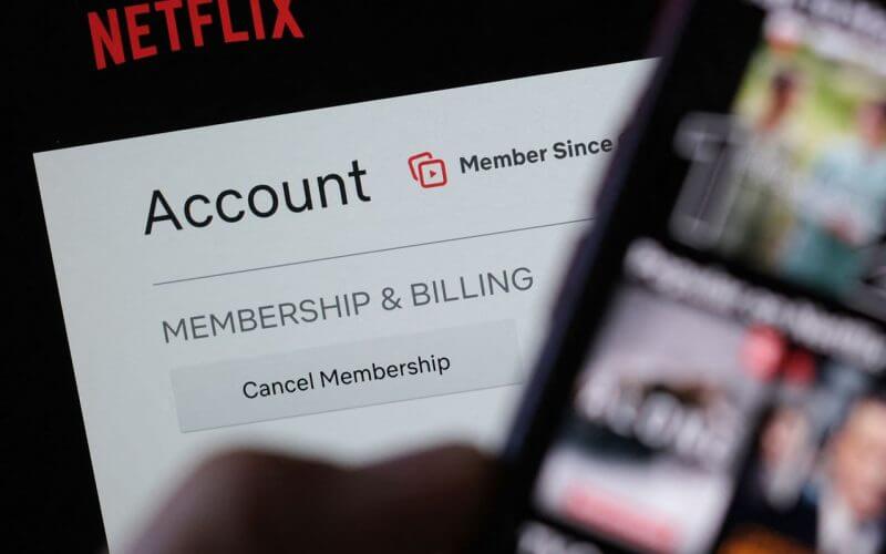 More than 100 million Netflix viewers watch the service using borrowed passwords. CHRIS DELMAS/AFP/GETTY IMAGES