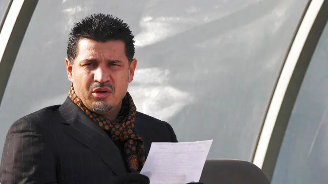 Former Iran's national soccer team coach Ali Daei before an Asian Cup 2011 qualifying soccer match between Iran and Singapore in Tehran, Iran, Jan 14, 2009. AP