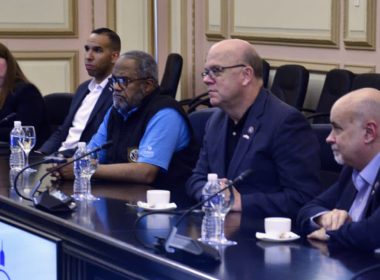 (L-R) Troy Anthony Carter (D-LA), James Patrick McGovern (D-MA), and Mark Pocan (D-WI) visiting communist Cuba’s National Assembly – Source: Cuba’s National Assembly’s Twitter.