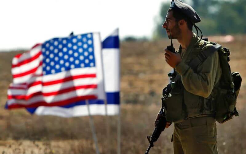An Israeli soldier in Ashkelon, Israel. AP