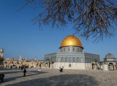 Tourist visit at the al-Aqsa Mosque compound on Temple Mount in the Old City of Jerusalem, on January 3, 2023. (credit: JAMAL AWAD/FLASH90)