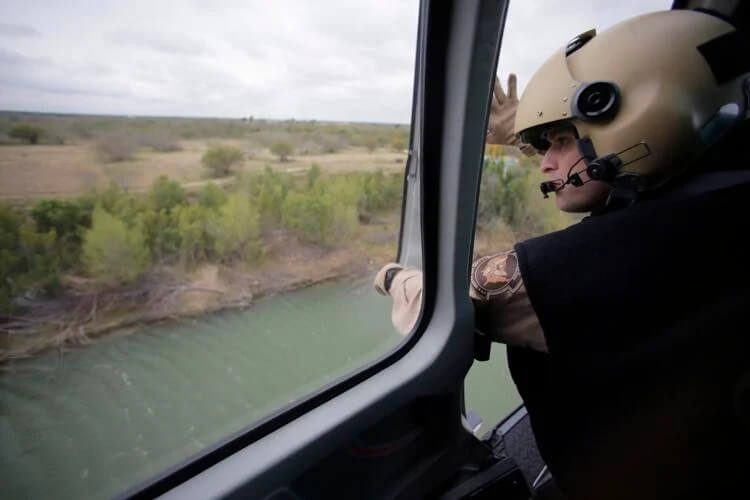 U.S. Customs and Border Protection Air and Marine agents patrol along the Rio Grande on the Texas-Mexico border. Eric Gay | AP file photo