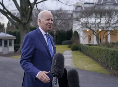 President Joe Biden talks with reporters outside the White House in Washington, Wednesday, Jan. 4, 2023. (AP Photo/Susan Walsh)