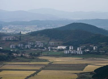 North Korea, seen from across the border in Gimpo, South Korea, is suffering its worst food crisis since a mass famine of the 1990s, a new report by 38 North said. File Photo by Thomas Maresca/UPI