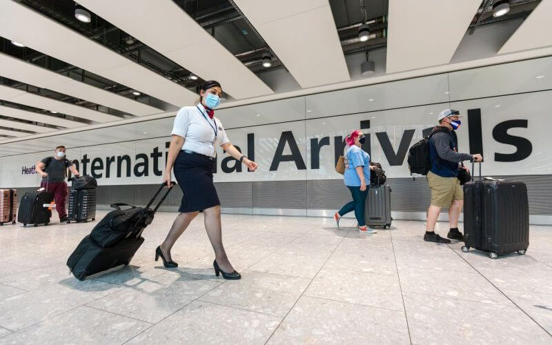 An investigation is under way into a package that was seized at Heathrow Airport in London containing a “small” amount of uranium. File Photo by Vickie Flores/EPA-EFE