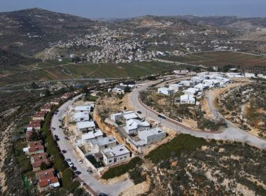 A view of the West Bank Jewish settlement of Eli, Feb. 14, 2023. AP