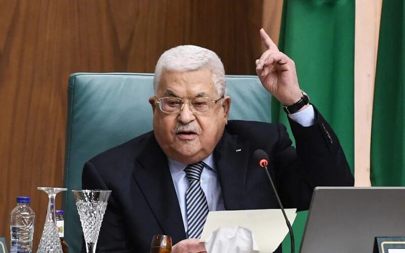 Palestinian Authority President Mahmoud Abbas in Cairo, Egypt. Ahmad HASSAN / AFP