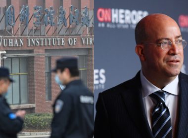 The Wuhan Institute of Virology and former CNN president Jeff Zucker. freebeacon.com