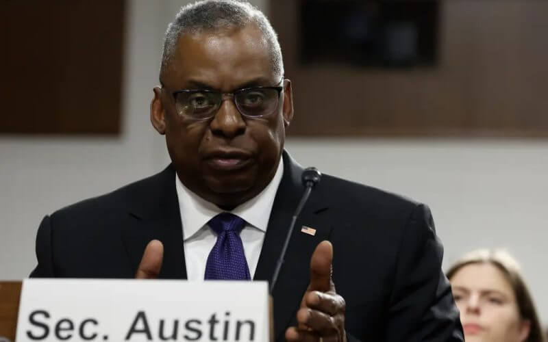 Republican lawmakers accused Defense Secretary Lloyd Austin of failing to notify Congress about the Iranian drone strike on an American base in Syria last week. Photo by Anna Moneymaker/Getty Images
