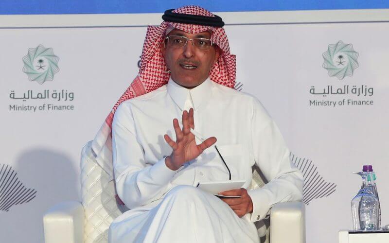 Saudi Finance Minister, Mohammed al-Jadaan speaks during Saudi 2022 Budget Forum in Riyadh, December 13, 2021. REUTERS/Ahmed Yosri
