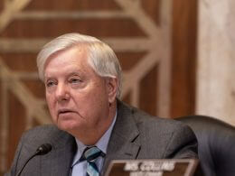 Sen. Lindsey Graham, R-S.C., co-introduced Wednesday's legislation, officially known as the Ending the Notorious, Aggressive and Remorseless Criminal Organizations and Syndicates, or NARCOS, Act. Photo by Tasos Katopodis/UPI