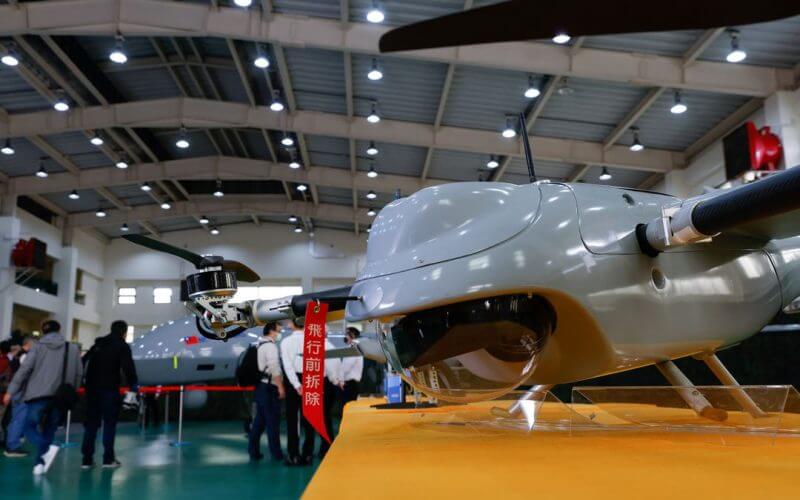 A view shows Cardinal III UAV on display as Taiwan's Defence Ministry showcases its domestically developed drones to the press in Taichung, Taiwan March 14, 2023. REUTERS