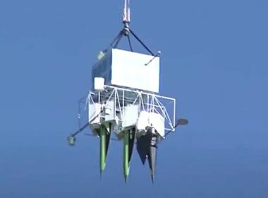 Chinese hypersonic boost-glide vehicle bodies being tested aboard a high-altitude balloon. Chinese media screencap