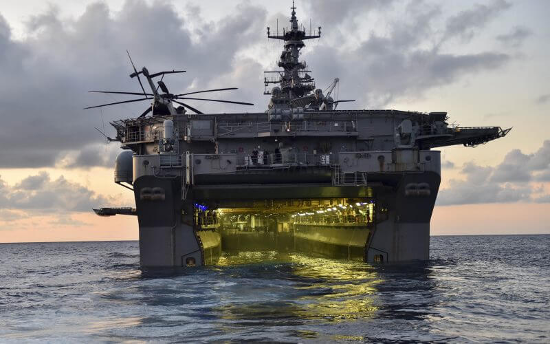 The amphibious assault ship USS Iwo Jima. (U.S. Navy photo by Mass Communication Specialist Seaman Michael Lehman/Released)