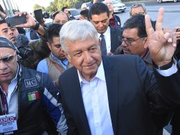 Andres Manuel Lopez Obrador of (MORENA) arrives to vote as part of the Mexico 2018 Presidential Election on July 1, 2018 in Mexico City | Shutterstock