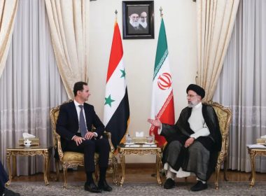 IRAN’S PRESIDENT Ebrahim Raisi meets with Syrian President Bashar Assad in Tehran, earlier this month. (photo credit: OFFICIAL PRESIDENTIAL WEBSITE / REUTERS)