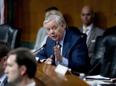 Sen. Lindsey Graham, R-S.C., speaks during a Senate Appropriations hearing on the President's proposed budget request for fiscal year 2024, on Capitol Hill in Washington, Tuesday, May 16, 2023. (AP Photo/Andrew Harnik)