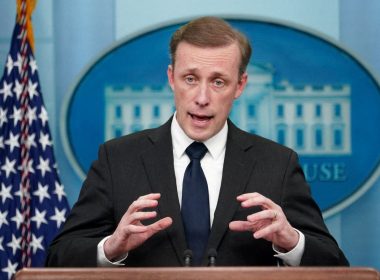 U.S. White House national security adviser Jake Sullivan speaks at a press briefing at the White House in Washington, U.S., December 12, 2022. REUTERS
