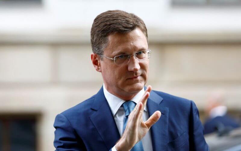 Deputy Prime Minister of Russia Alexander Novak gestures at the Organisation of the Petroleum Exporting Countries (OPEC) headquarters in Vienna, Austria October 5, 2022. REUTERS/Lisa Leutner