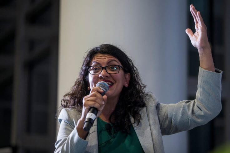 Anti-Semitic congresswoman Rashida Tlaib (D., Mich.) / Getty Images