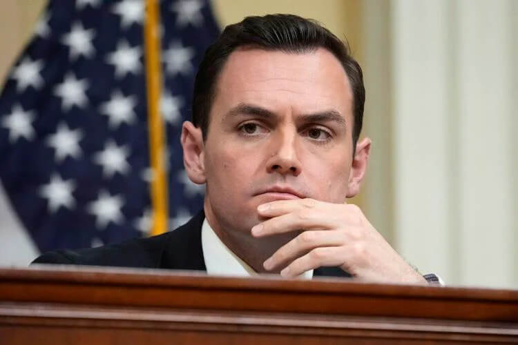 Chairman Rep. Mike Gallagher, R-Wis., listens during a hearing of a special House committee dedicated to countering China, on Capitol Hill, Tuesday, Feb. 28, 2023, in Washington. Alex Brandon / AP file photo