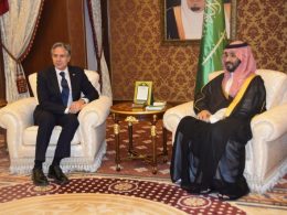 U.S. Secretary of State Antony Blinken met with Saudi Crown Prince Mohammed bin Salman in Jeddah on Tuesday. Photo courtesy Antony Blinken