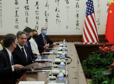 U.S. Secretary of State Antony Blinken meets with China's Director of the Office of the Central Foreign Affairs Commission Wang Yi (not pictured) at the Diaoyutai State Guesthouse in Beijing, China, June 19, 2023. REUTERS