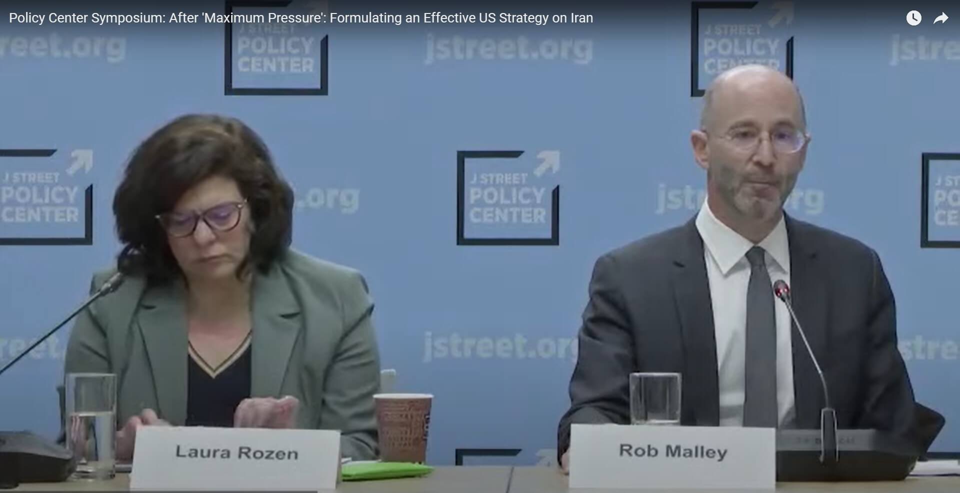 Rob Mally Video Shows U.S. Iran Envoy Attending Conference with Pro-Iran Regime ...