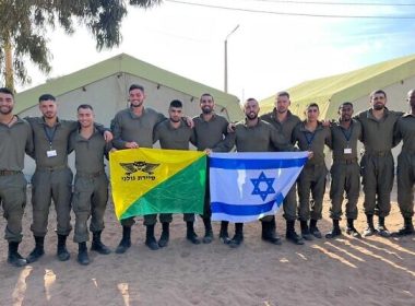 An IDF contingent of soldiers from the Golani Reconnaissance Battalion in Morocco to take part in the US-led African Lion military exercises on June 5, 2023. (Israel Defense Forces)