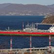 Suez Fury crude oil tanker is seen anchored at the terminal Kozmino in Nakhodka Bay near the port city of Nakhodka, Russia, December 4, 2022. REUTERS/Tatiana Meel