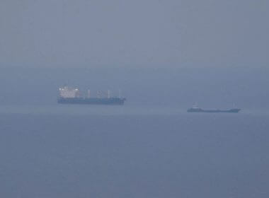 Grain ships carrying Ukrainian grain are seen in the Black Sea, amid Russia's attack on Ukraine, near Ukrainian port of Odesa, Ukraine October 30, 2022. REUTERS