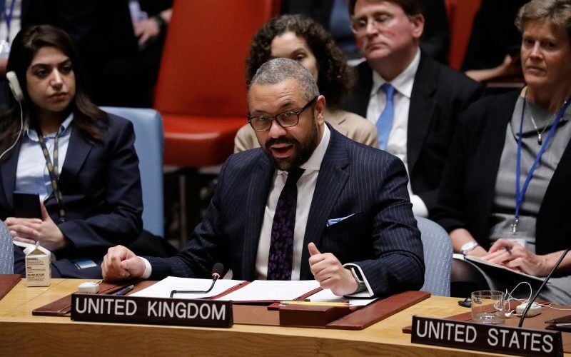 The United Kingdom's foreign secretary James Cleverly on Thursday unveiled a new Iran sanctions regime that will allow London to target Tehran regime leaders. File Photo by Peter Foley/UPI