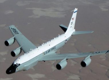 North Korea warned Monday that it may shoot down U.S. reconnaissance aircraft, such as the RC-135, flying over its airspace. Image courtesy of U.S. Air Force