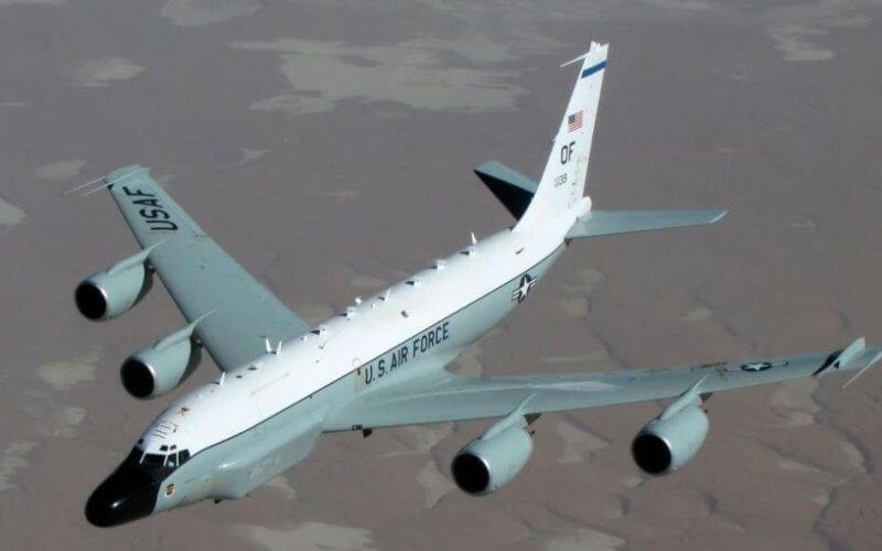 North Korea warned Monday that it may shoot down U.S. reconnaissance aircraft, such as the RC-135, flying over its airspace. Image courtesy of U.S. Air Force