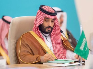 Saudi Crown Prince, Mohammed bin Salman attends the 18th consultative meeting of the leaders of the GCC & the Gulf summit with the central Asian countries C5, in Jeddah, Saudi Arabia, July 19, 2023. Saudi Press Agency/Handout via REUTERS