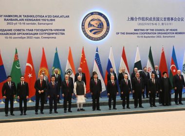 Participants of the Shanghai Cooperation Organization summit. Reuters