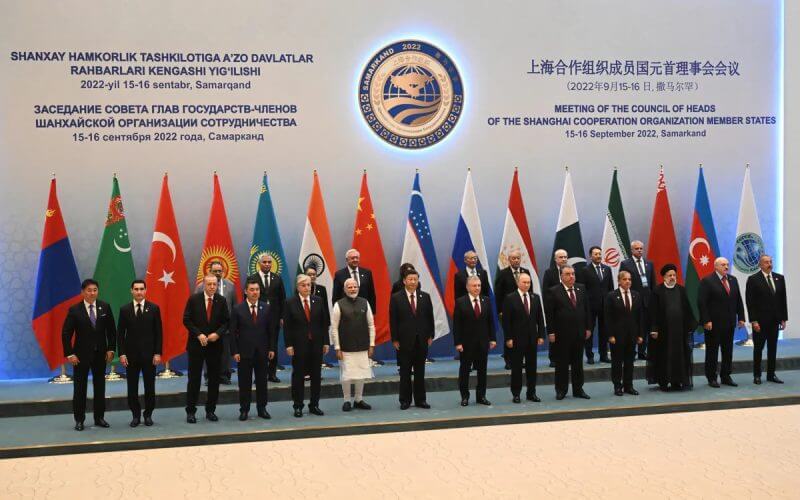 Participants of the Shanghai Cooperation Organization summit. Reuters