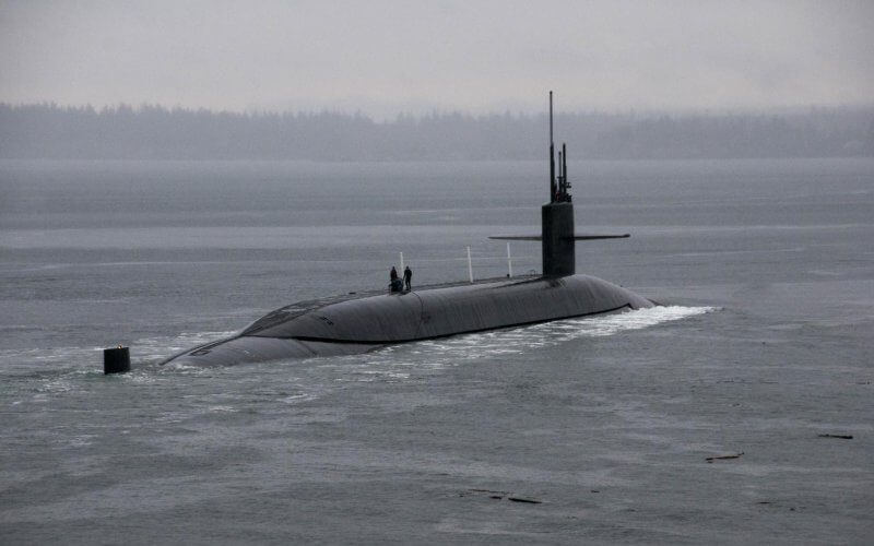 The USS Kentucky, an Ohio-class nuclear-powered ballistic missile submarine, arrived in Busan for the first such visit in decades. File Photo by Mass Communication Specialist 2nd Class Amanda R. Gray/U.S. Navy